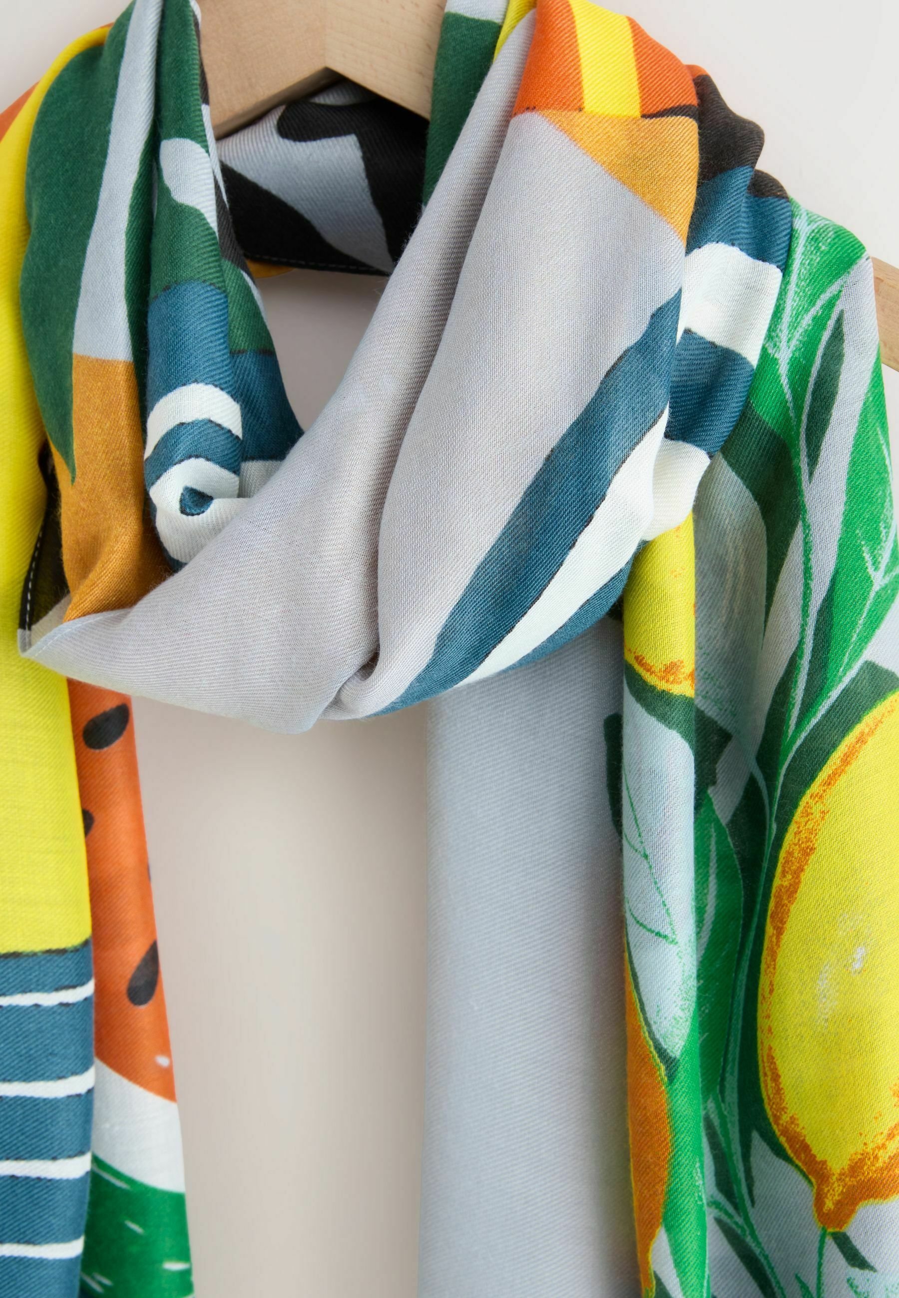 Next PRINTED SUMMER SCENE LIGHTWEIGHT SCARF . - Fular - multi