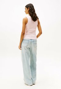 Tommy Jeans POINTELLE SLIM TANK  - Top - precious pink