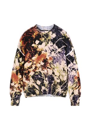 Desigual, CAMOUFLAGE PRINTED SWEATER - Strickpullover - black