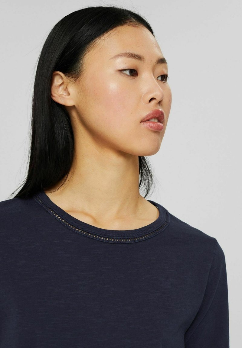 Damen T-Shirts | edc by Esprit T-Shirt basic navy/dunkelblau meliert - HJ24901 Damen T-Shirts | edc by Esprit T-Shirt basic navy/dunkelblau meliert - HJ24901