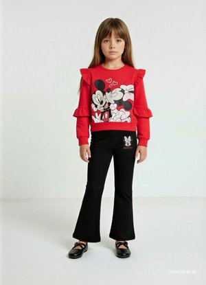 Calliope, STAMPA - Pantalon classique - var rosso pastello