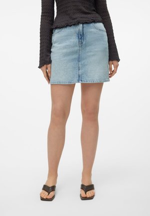 Vero Moda, VMTESSA SKIRT - Минипола - light blue denim