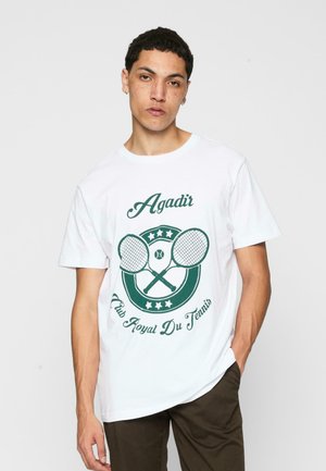 Mister Tee AGADIR CLUB ROYAL TEE - T-shirts print - white