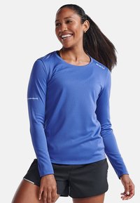 2XU AERO - Maglietta a manica lunga - marlin hydrangea reflective