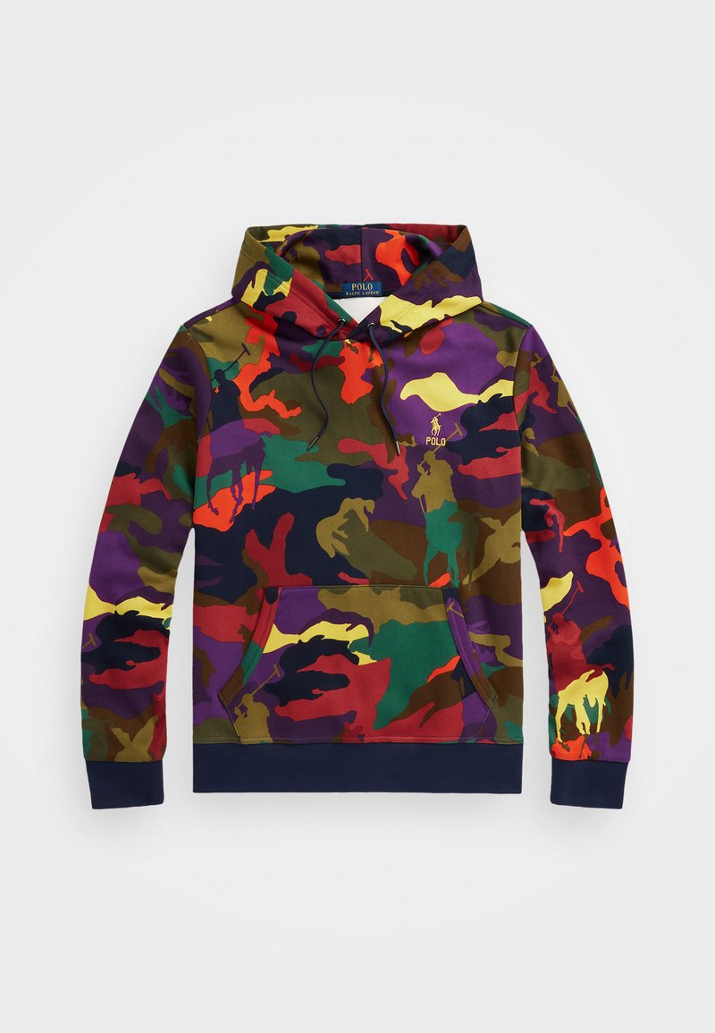 Polo Ralph Lauren HOOD LONG SLEEVE - Sweat à capuche - town country player  camo/multicolore - ZALANDO.FR