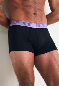 Puma MEN EVERYDAY TRUNKS 2 PACK - Uske bokserice - purple/black