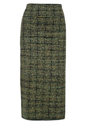 s.Oliver BLACK LABEL, MIT JACQUARD MUSTER - Spódnica ołówkowa