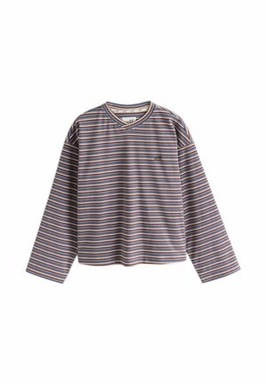 Self., THERMAL V-NECK LONG SLEEVE T-SHIRT - Pikkade varrukatega topp - blue stripe