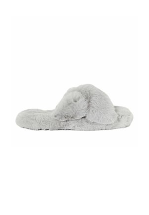 CROSS STRAP SLIPPERS - REGULAR FIT - Ciabattine - grey