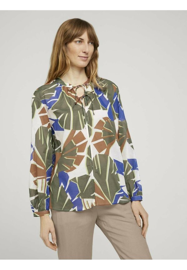 Bluse - multicolor botanical design