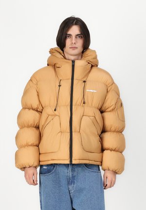 LOW LIGHTS STUDIOS® VELA PUFFER JACKET UNISEX - Talvitakki - cork