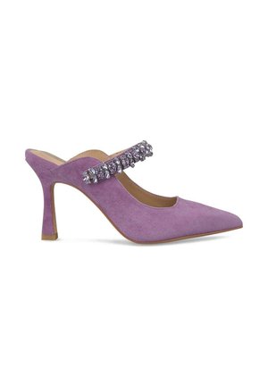 Mules à talons - morado