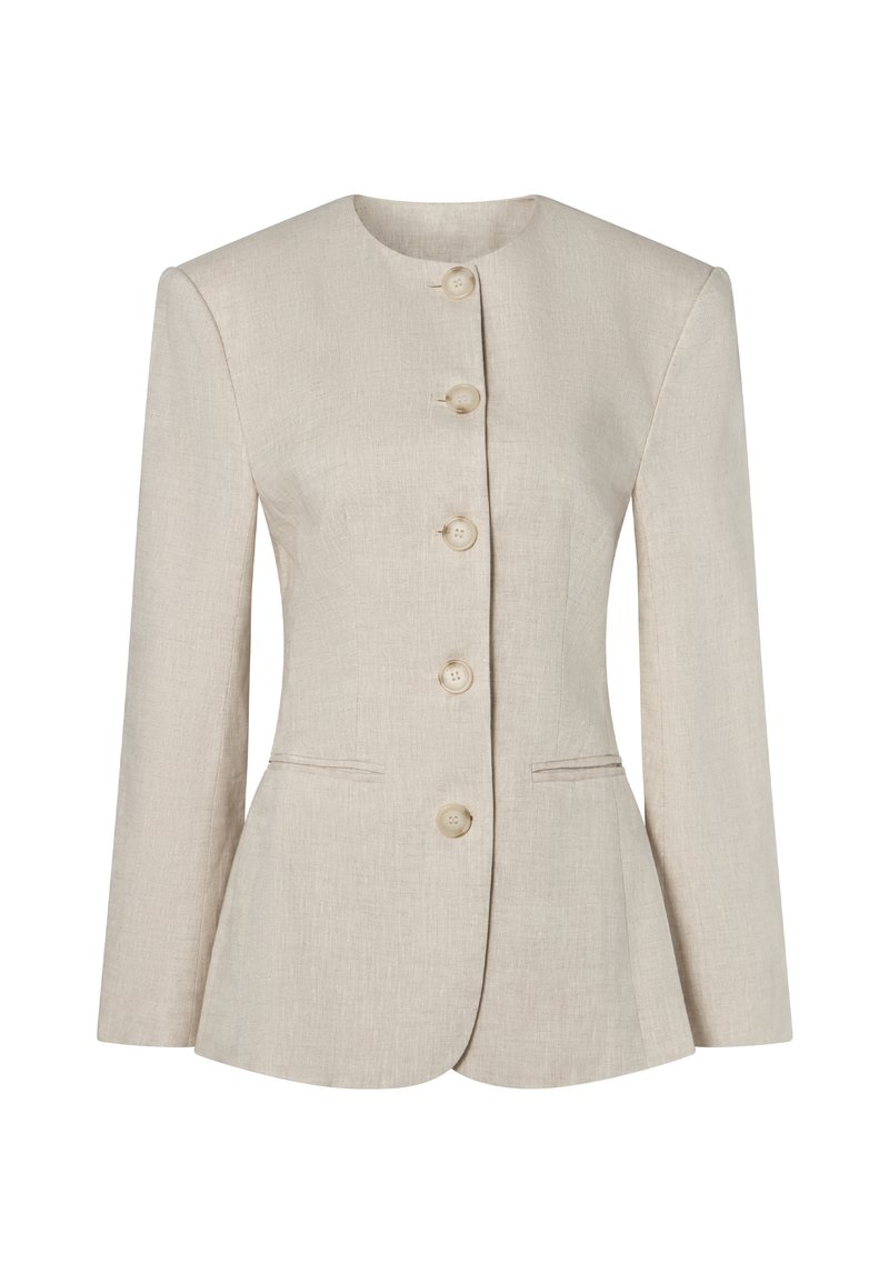 Malina Blazer zandkleur