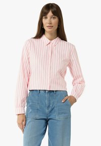comma casual identity Button-down blouse - pfirsich