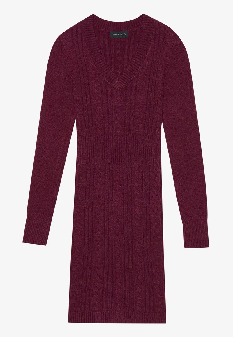 Anna Field Jumper dress - bordeaux - Zalando.ie