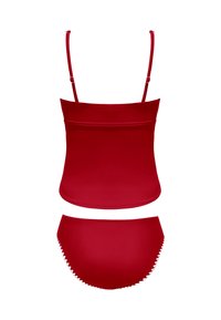 Cupshe SET WITH SCALLOPED TRIM - Bikinibroekje - red