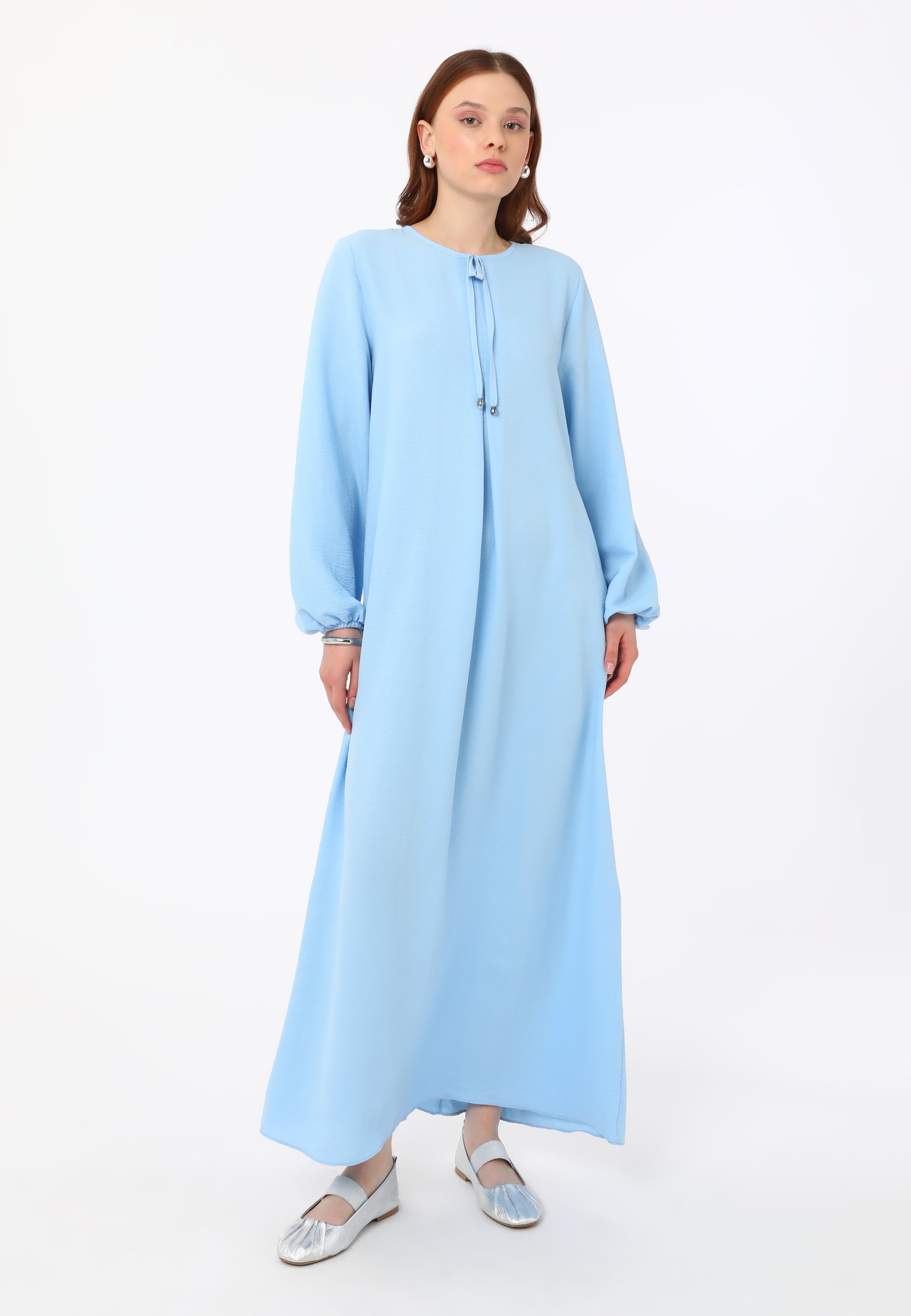 long sleeve maxi dress modanisa Modanisa MODANISA MODEST DRESS BENIN - Maxi dress - nile green/green