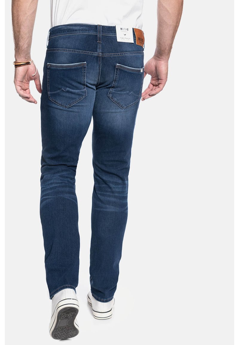 Herren Skinny Fit | Mustang OREGON TAPERED Jeans Slim Fit navy blue/blau - PT20370 Herren Skinny Fit | Mustang OREGON TAPERED Jeans Slim Fit navy blue/blau - PT20370