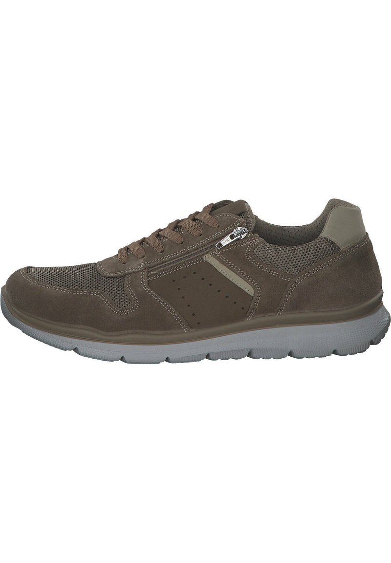 Spenco Sneaker Equinox Donna: Scarpa In Pelle Scamosciata Grigio Tortora, Suola Antiscivolo, Taglia 35
