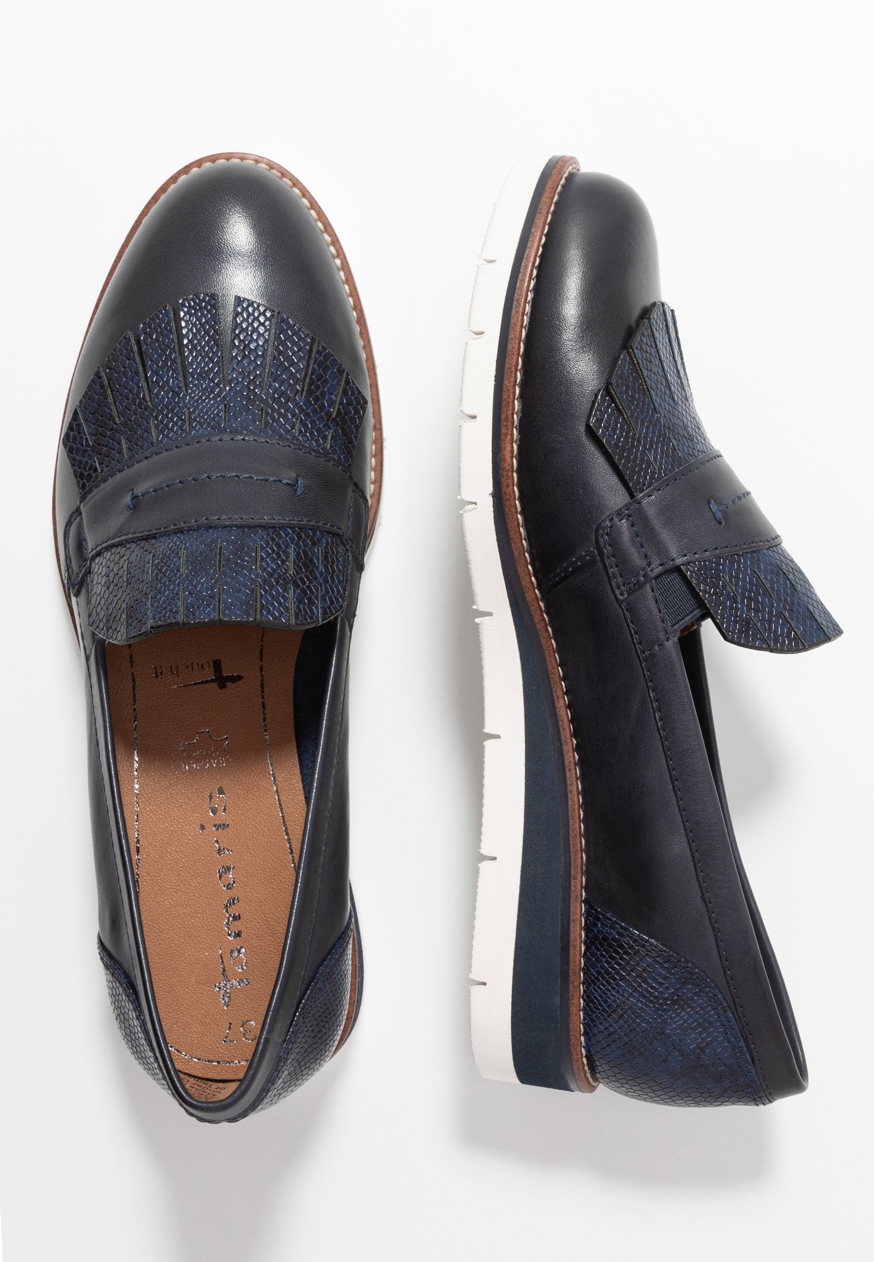 Tamaris SLIP-ON - Slippers - navy Tamaris SLIP-ON - Slippers - navy