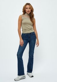 Minus MIVANESSA HIGH NECK - Top - wood smoke melange