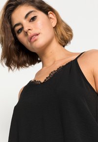ONLY ONLMETTE MIX SINGLET - Top - black