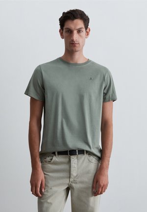Scalpers, SCALPERS SCSKULL TEE - Camiseta básica - khaki