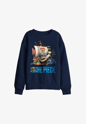 NETFLIX, ONE PIECE GOING MERRY DOODLES - Sweatshirt - dark blue
