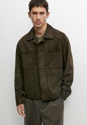 Massimo Dutti, Skinnjacka - khaki