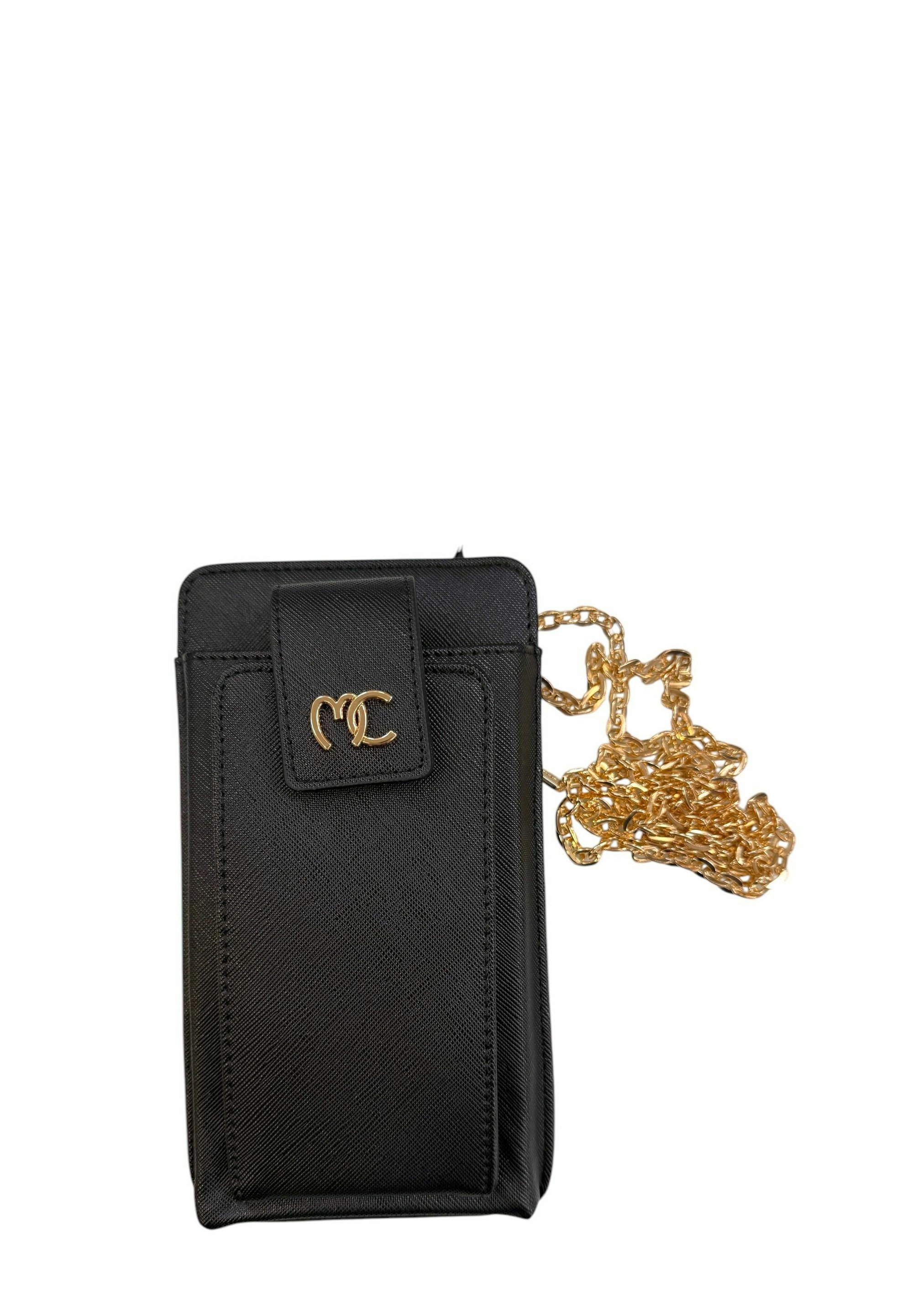 Syl'la Compagnon Porte Chéquier Simili cuir noir personnalisé S Maman - Création by Syl'la