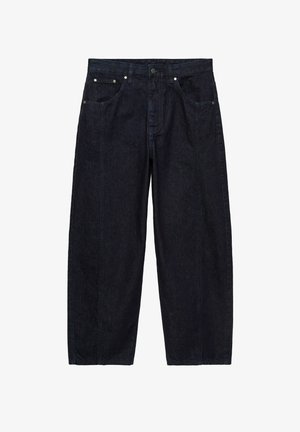 PULL&BEAR, BARREL WITH FRONT SEAM - JEANS - Jean droit - dark blue