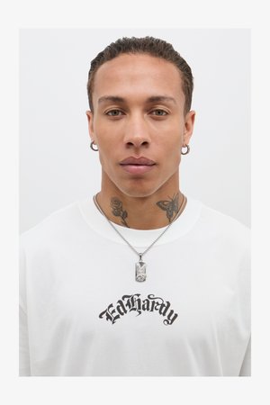 EAGLE DOG TAG NECKLACE UNISEX - Grandinėlė - silver-coloured