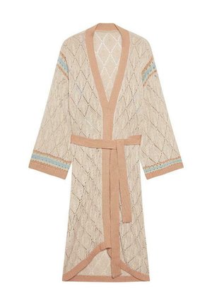 NÜD by Nekane CALADOS LISO DE MANGA LARGA CIERRE CON CINTURÓN ANUDADO EN EL DELANTERO - Chaqueta fina - ocre