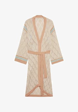 NÜD by Nekane CALADOS LISO DE MANGA LARGA CIERRE CON CINTURÓN ANUDADO EN EL DELANTERO - Chaqueta fina - ocre