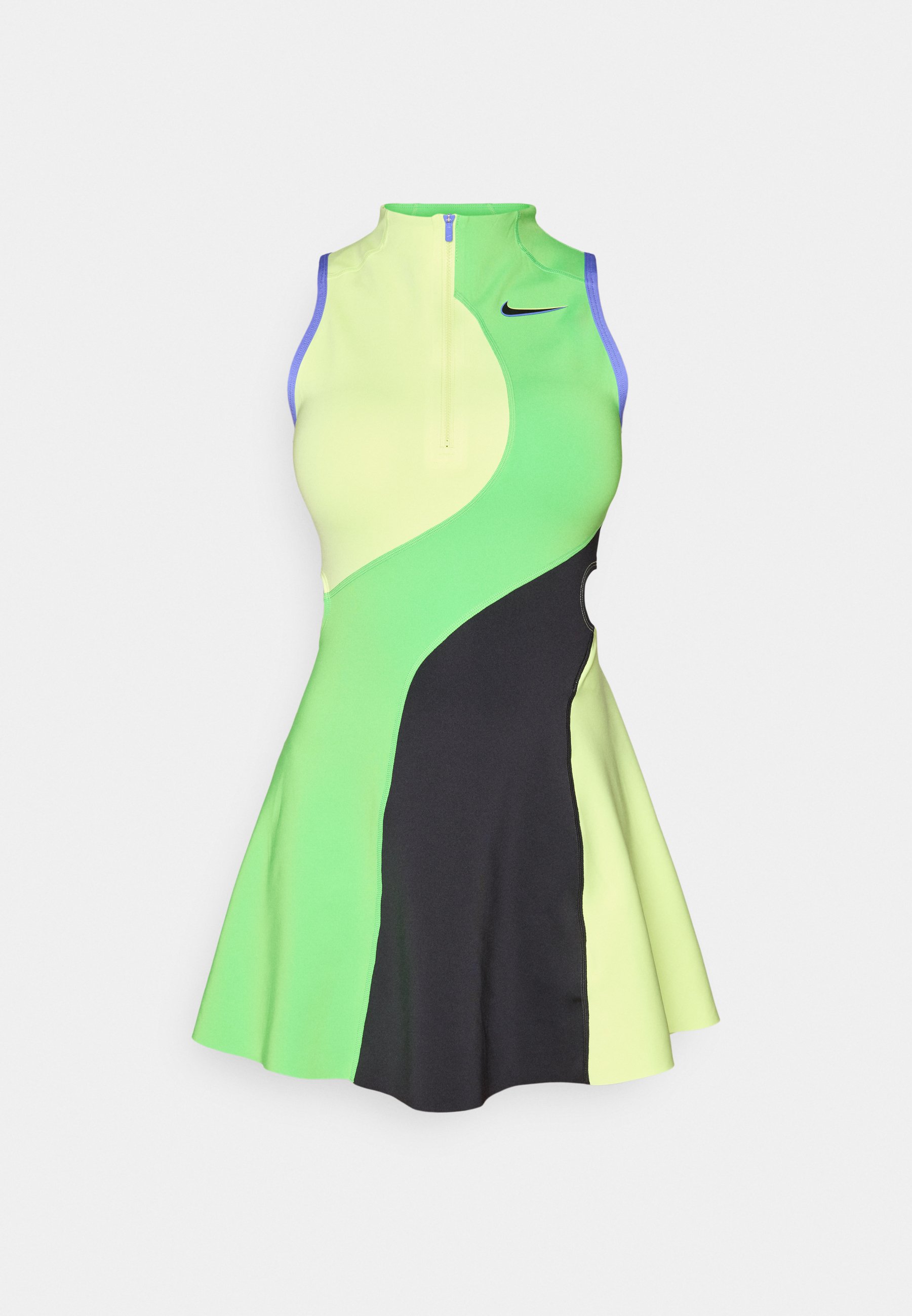 black and yellow nike dress