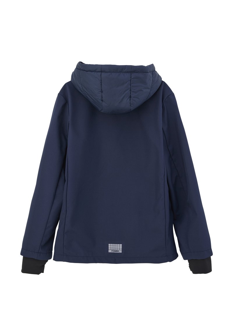 MIT KAPUZE Softshelljacke navy/dunkelblau Zalando