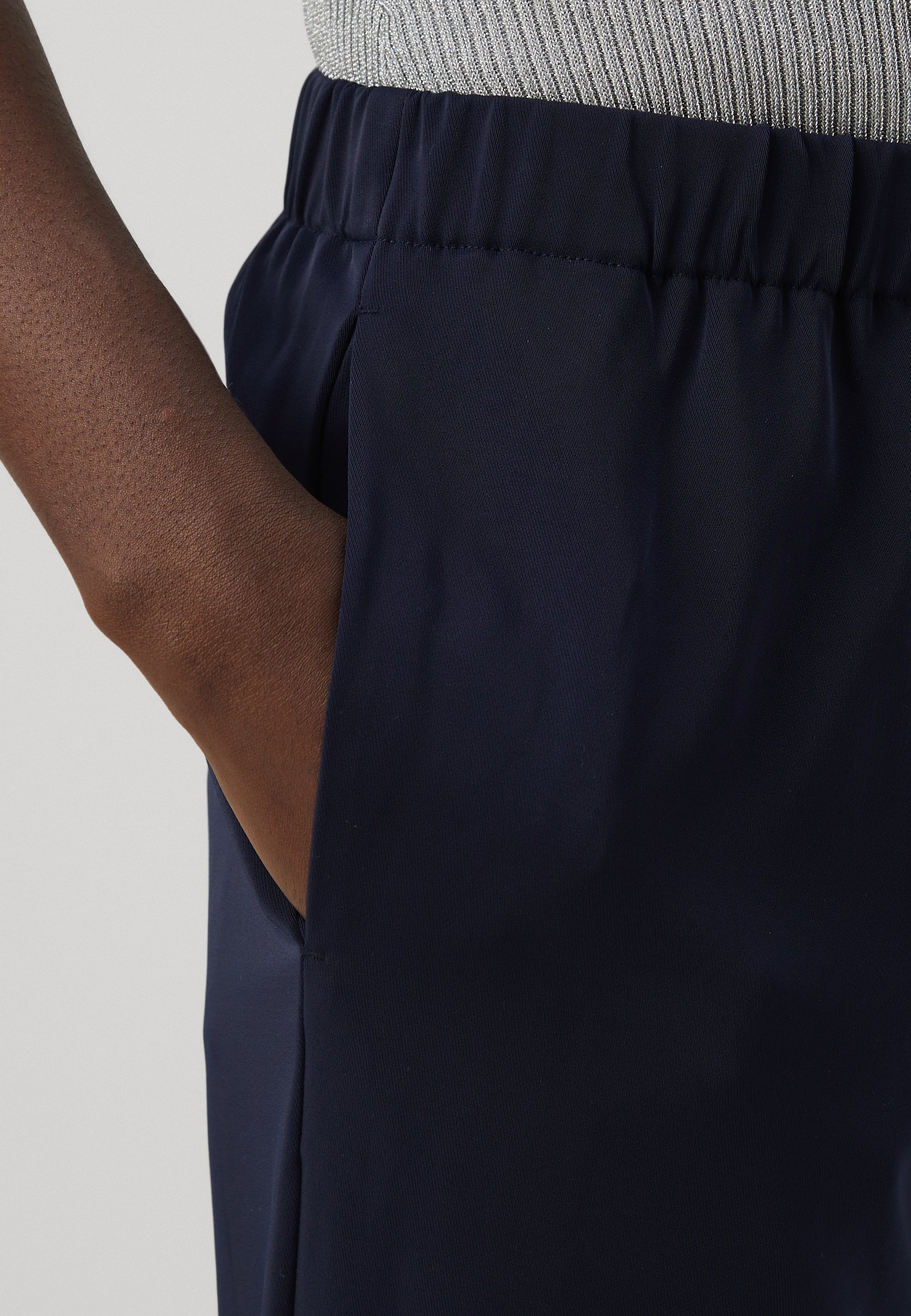 Samsøe Samsøe HOYS STRAIGHT PANTS - Trousers - night sky/blue Samsøe Samsøe HOYS STRAIGHT PANTS - Trousers - night sky/blue