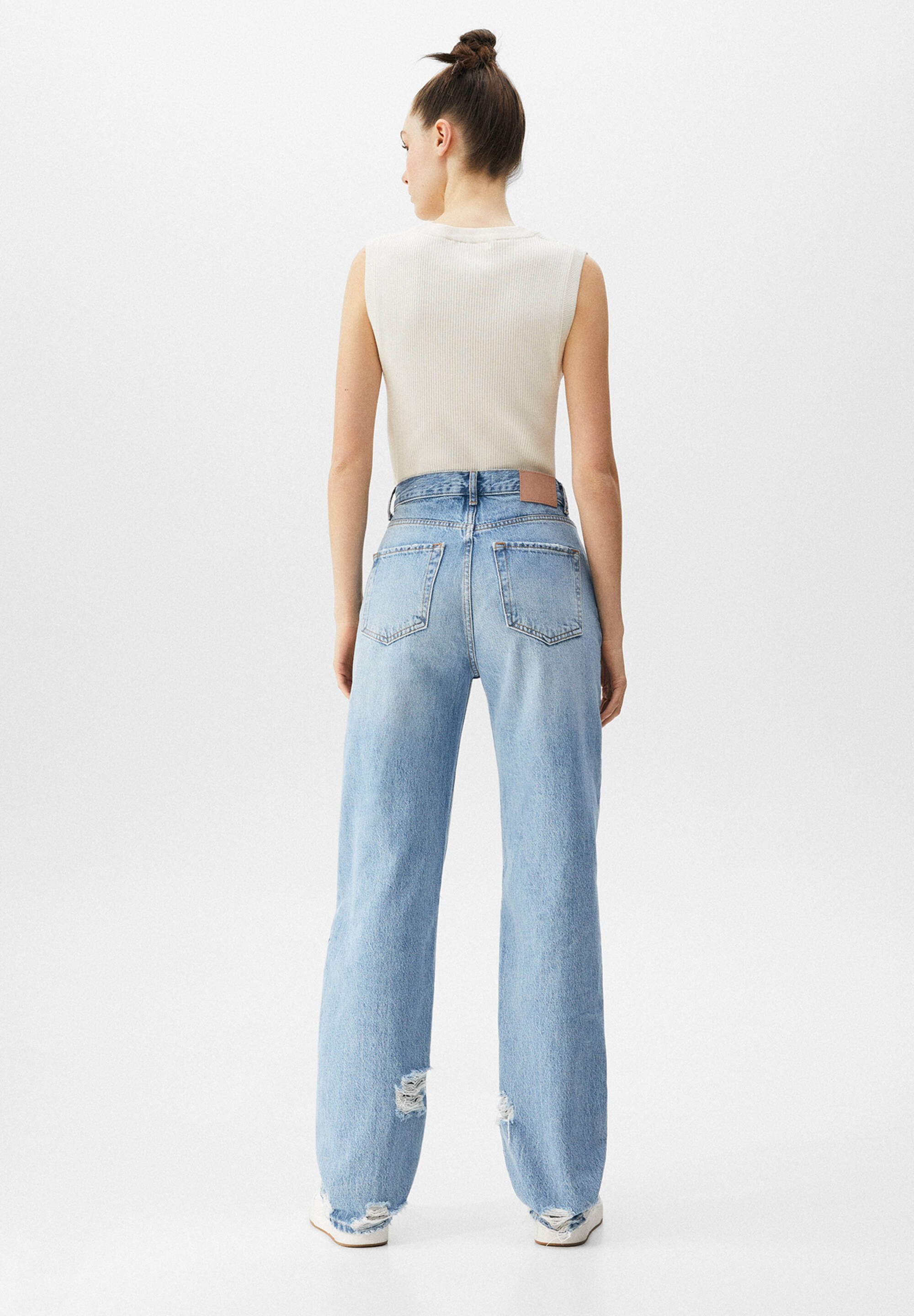 Straight leg jeans 