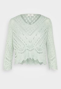 JDYNEW SUN CROPPED  - Stickad tröja - jadeite