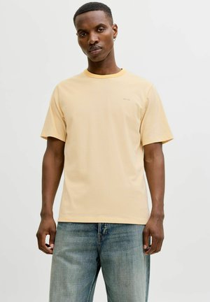 LOGO RUNDHALS - Lihtne T-särk - sahara sun