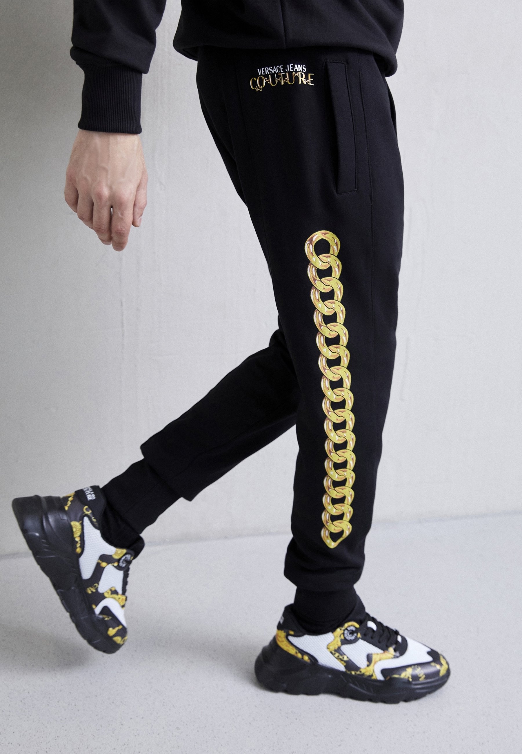 Versace Jeans Couture Tracksuit bottoms black (Pre-owned