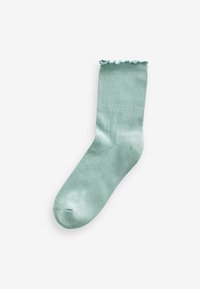 Next FRILL TOP CUSHION SOLE ANKLE SOCKS 4 PACK STANDARD - Čarape - pink purple blue