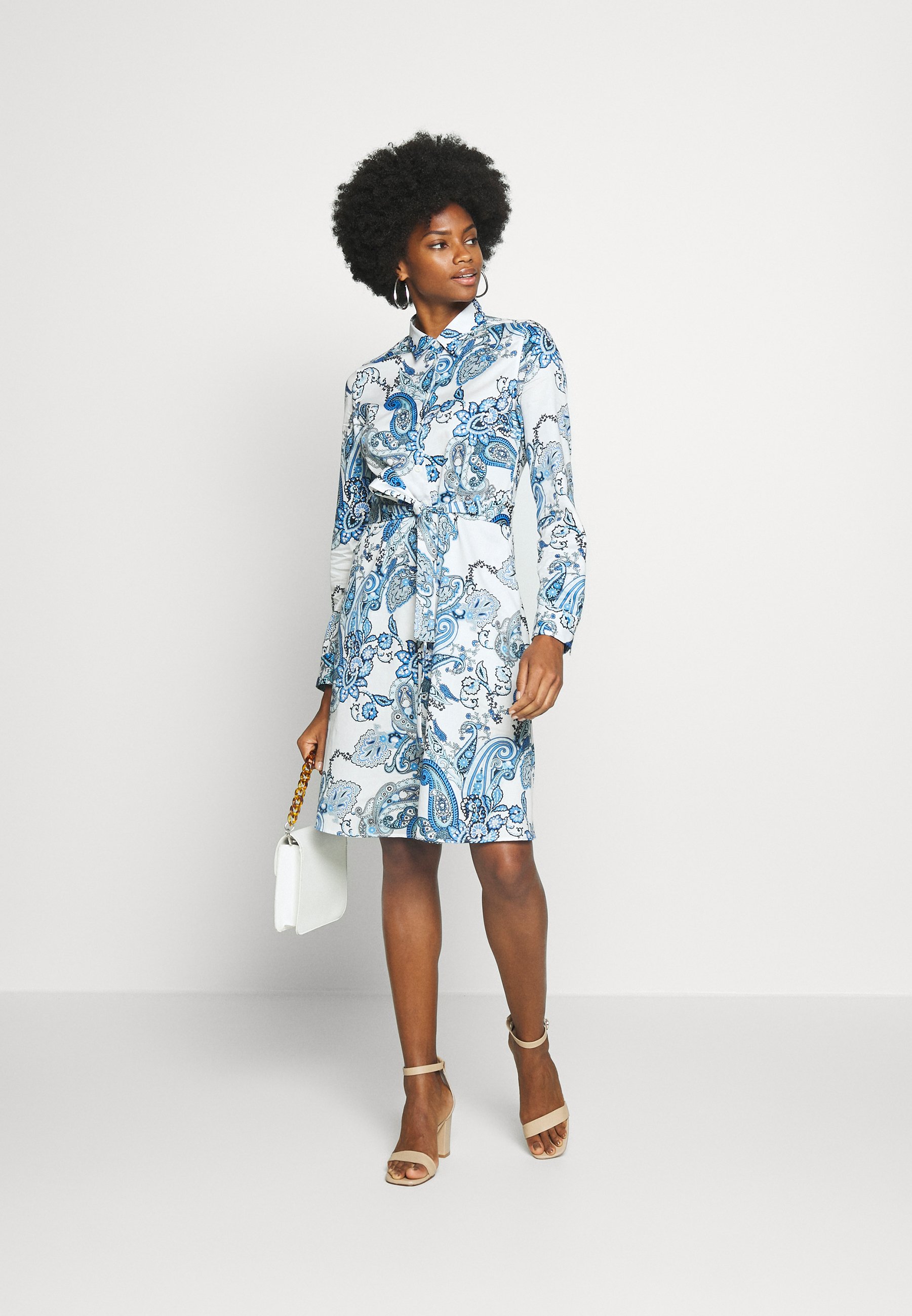 van Laack KANA Skjortekjole blau Zalando.no van Laack KANA - Skjortekjole - blau