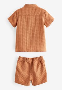 Next SHORT SLEEVE TEXTURED SET - REGULAR - T-shirts print - rust brown