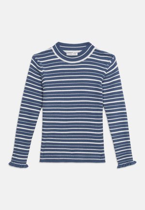 Name it, NKFVIANNA SLIM STRIPE - Pullover - vintage indigo/bright white