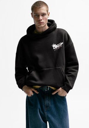 Kapuzenpullover - black