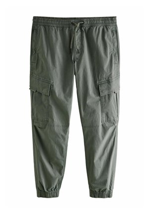 Next STRETCH UTILITY REGULAR TAPERED - Pantaloni cargo - light green