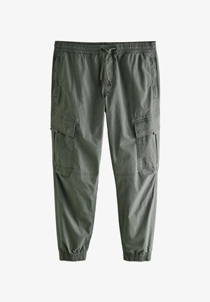 Next STRETCH UTILITY REGULAR TAPERED - Kareiviško stiliaus kelnės - light green