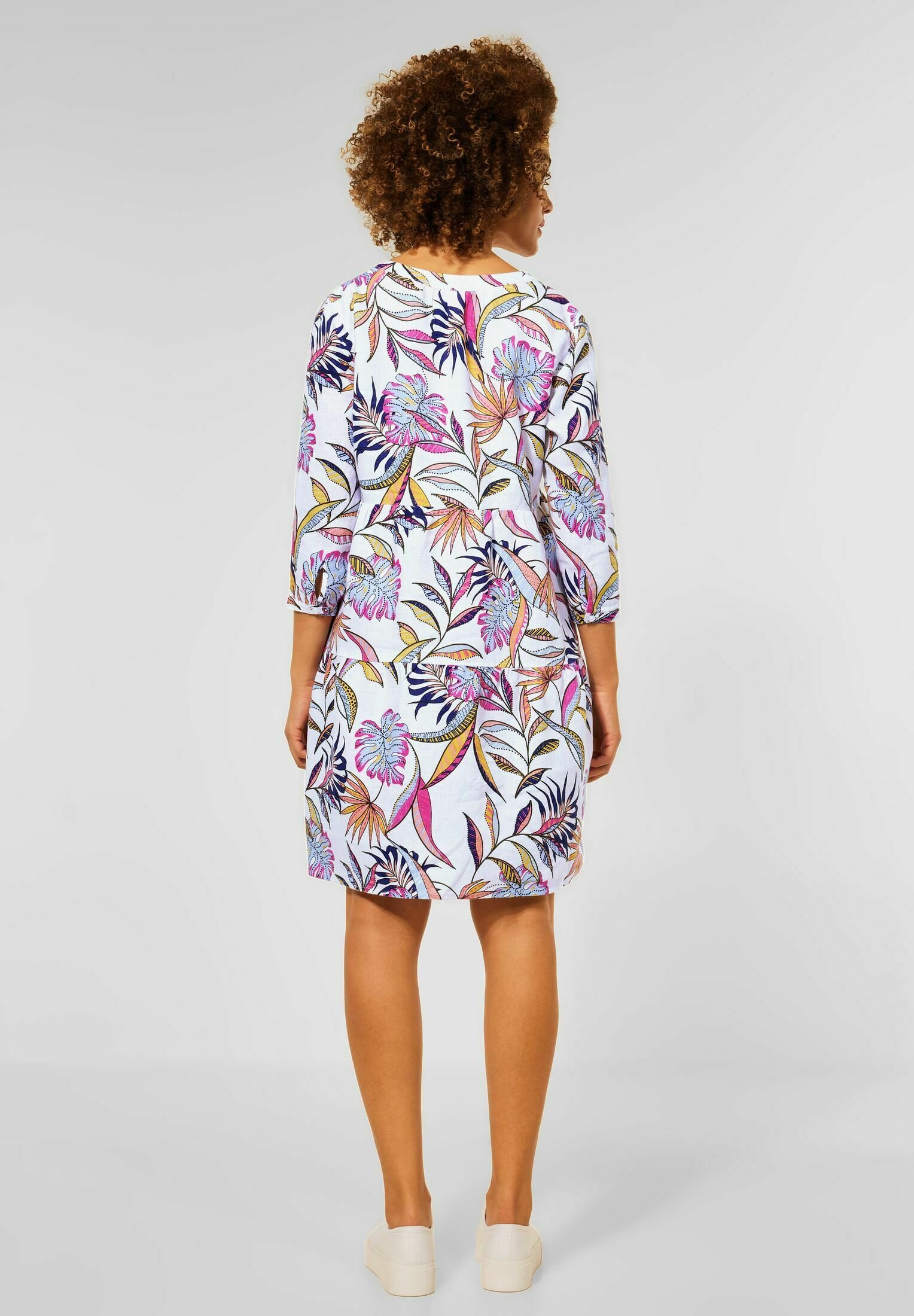 Street One STREET ONE KLEID - Freizeitkleid - weiß - Zalando.de