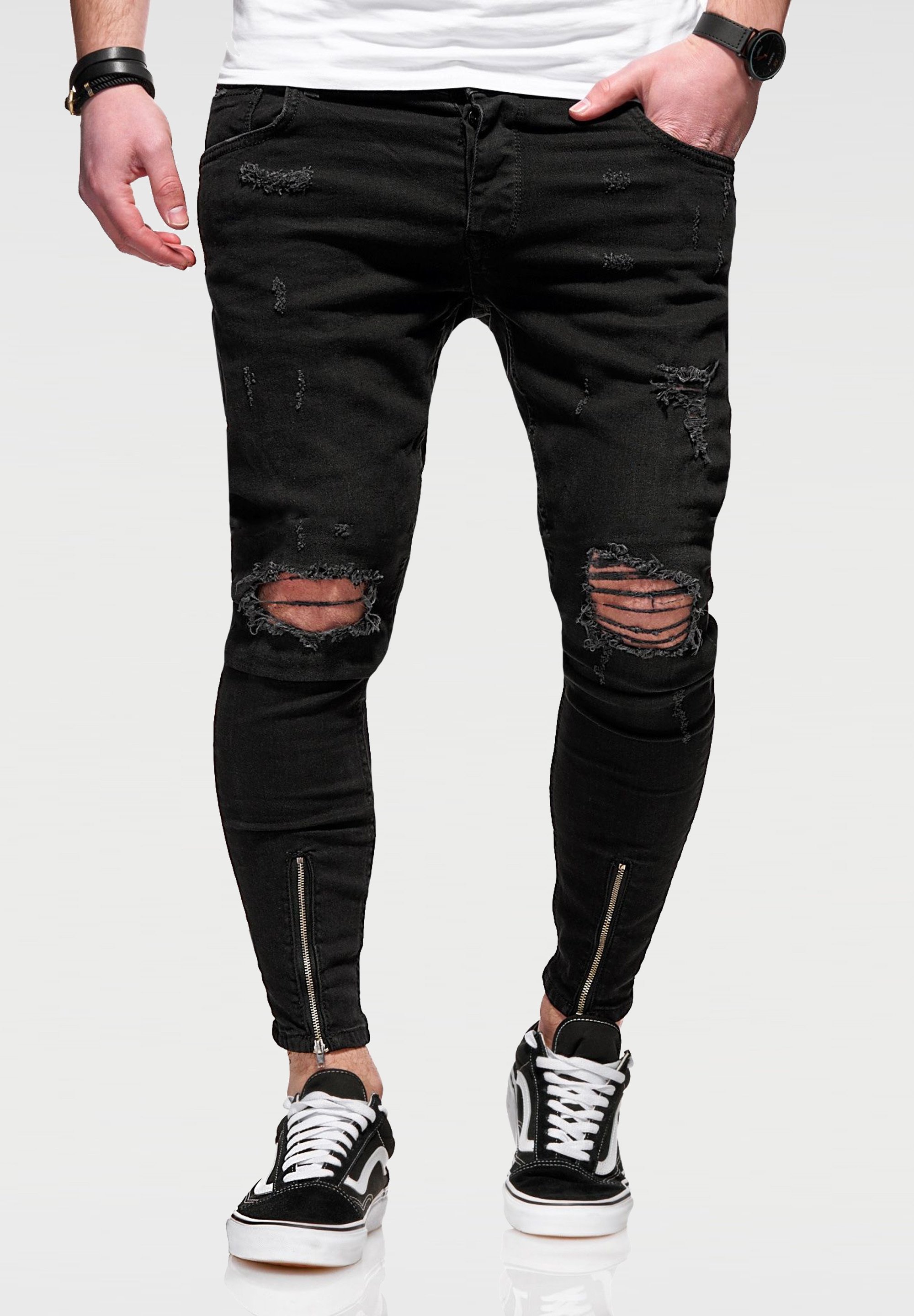 2Y PREMIUM Slim fit jeans - schwarz 